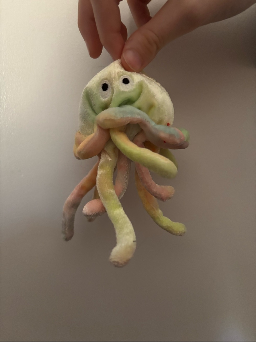 Ty Plush Jellyfish Toy - Pastel Rainbow